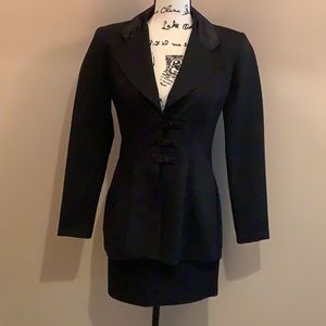 Ladies Black Vintage Suit